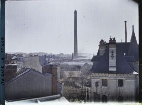 Image représentant Eclatement d'Obus près d'une usine