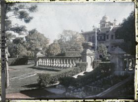 Image représentant Le nouveau palais et le Moti Bagh (jardin de la perle)