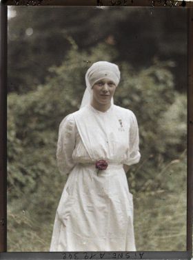 Image représentant Mademoiselle Saint-Paul, infirmière major