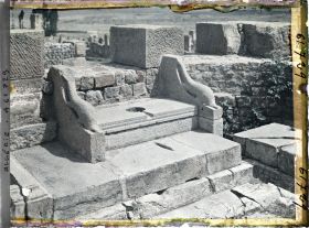 Image représentant Algérie, Timgad, Latrines publiques