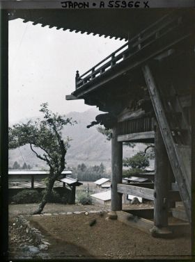 Image représentant Le temple Kaizen-ji : détail de la San-mon
