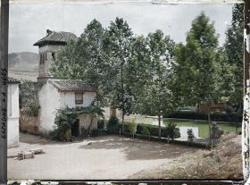 Image représentant Alhambra : bassin dans les jardins du Partal