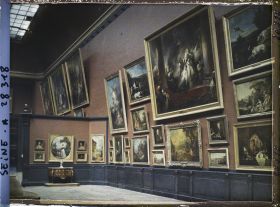 Image représentant Peinture française (Chardin, Watteau, Boucher) salle Daru, musée du Louvre