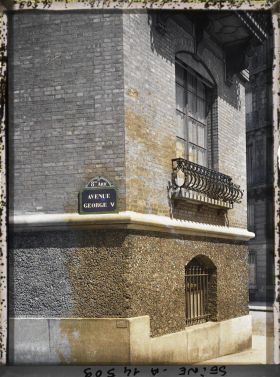 Image représentant Plaque "avenue George-V"