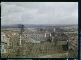 Image représentant France, Clermont en Argonne, Vue Coté Est, au fond, Vraincourt