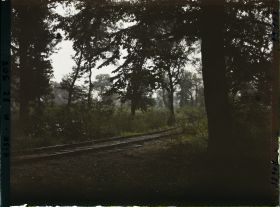 Image représentant France, Forêt de Compiègne, Carrefour de l'Armistice, emplacement du train des Plénipotentiaires Allemands