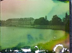 Image représentant France, Pont à Mousson, Ecole Supérieure de jeunes filles et la Moselle