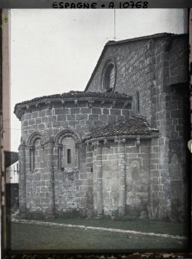 Image représentant Espagne, Santiago de Compostela, Sta Maria de Sar, l'Abside