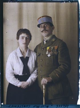 Image représentant L'opérateur Etienne Edmond Chastanet avec son épouse