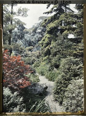Image représentant Chemin du " village japonais " longeant le jardin français en direction du " sanctuaire japonais " ?