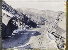 Image représentant Train accidenté par les Grecs