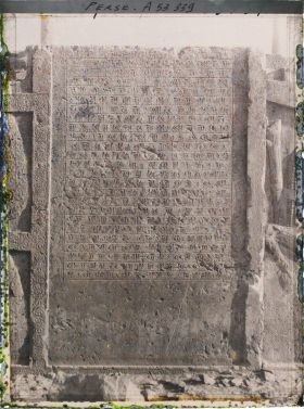 Image représentant Escalier nord de l'Apadana, inscriptions cunéiformes