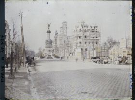 Image représentant France, Reims, Rue Drouet d'Erlon et reconstructions
