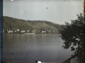 Image représentant Prusse, Coblence, Une vue du Soir sur le Rhin