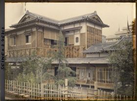Image représentant L'Exposition des arts décoratifs, Pavillon du Japon, sur le Cours-la-Reine