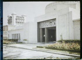 Image représentant L'exposition des arts décoratifs, Pavillon de Nancy et de l'Est et tour de Champagne