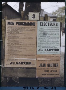 Image représentant Affiche pour les élections municipales, Jean Gautier