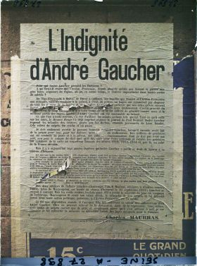 Image représentant Affiche de l'Action Française signée Charles Maurras