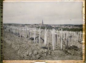Image représentant France, Gerbévillers, Le Cimetière Français et Vue Gle de Gerbevillers