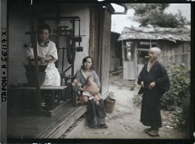 Image représentant Dévidage des cocons de soie au grand dévidoir