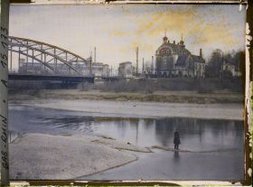 Image représentant France, Strasbourg, Le Pont du petit Rhin et la Maison rouge a droite des Pêcheurs du Rhin (Rhein-Fischer)