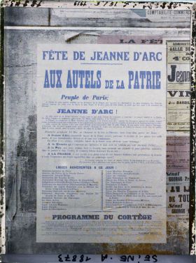Image représentant Affiche pour la "Fête de Jeanne d'Arc" du 18 mai 1919