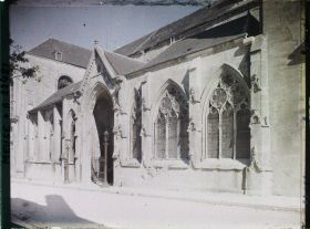 Image représentant France, Verdun, Façade latérale sud de la Cathédrale