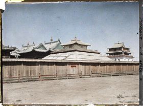 Image représentant Les bâtiments du monastère de Gandan