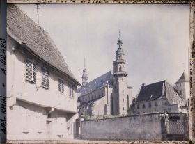 Image représentant France, Molsheim, Vue d'ensemble prise de la rue Notre-Dame