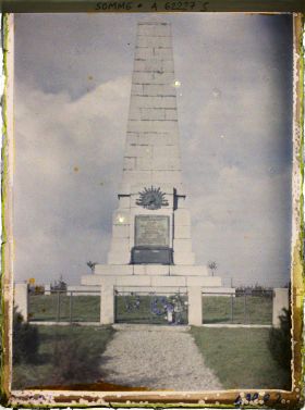 Image représentant Somme, Pozières, Monument Britannique
