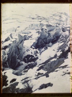 Image représentant France Les Alpes, Glacier des Bossons : Séracs de la Rive Droite du Glacier Supérieur des Bossons