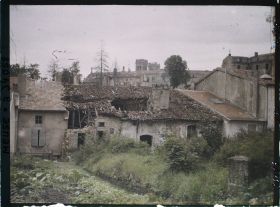 Image représentant France, Verdun, Maison en ruines près de la Citadelle