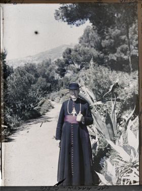 Image représentant Monseigneur Chaptal invité par Albert Kahn