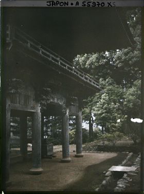 Image représentant Le temple Kaizen-ji : détail de la San-mon