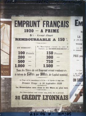 Image représentant Affiche de l'emprunt national de 1920, Crédit lyonnais
