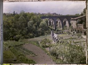Image représentant Vue sur les ponts du petit ravin de Verdusse pris de Sainte Cécile