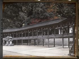 Image représentant Sanctuaire Kotohira-gu (aussi appelé Kompira-san ou Konpira-san) : galerie couverte du Hongû