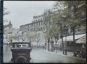 Image représentant Travaux boulevard Haussmann, à l'angle du boulevard des Italiens