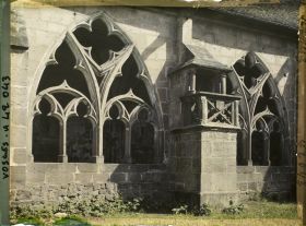 Image représentant France, St Dié, La Chaire romane du Cloître