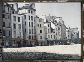 Image représentant La rue Beaubourg, avec sur la gauche la rue de Venise et la rue des Etuves-Saint-Martin