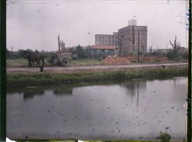 Image représentant Grand moulin reconstruit et Canal de la LysS