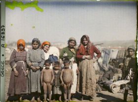 Image représentant Grèce, Salonique, Groupe de tziganes