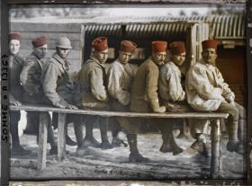 Image représentant Groupe de tirailleurs algériens