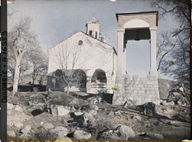 Image représentant Petite église avec clocher séparé