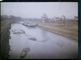 Image représentant France, Strasbourg, Le petit Rhin avant Kehl