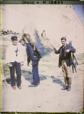 Image représentant Grèce, Salonique, Joueurs d'Orgue