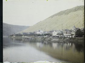 Image représentant Allemagne, Cochem (Moselle), La Moselle et le village de Cond