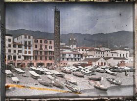 Image représentant Le port et l'avenue de la Mer ("Avenida do Mar")