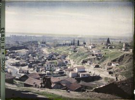 Image représentant Grèce, Salonique, Vue panoramique vers Zaïtonlick