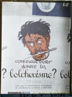 Image représentant Affiche contre le bolchevisme pour les élections législatives de novembre 1919